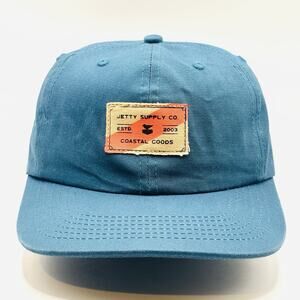 Jetty Supply Co SnapBack Hat Cap Teal Blue Coastal Goods